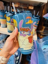Stitch Stainless Steel Tumbler With Straw Lilo Stitch