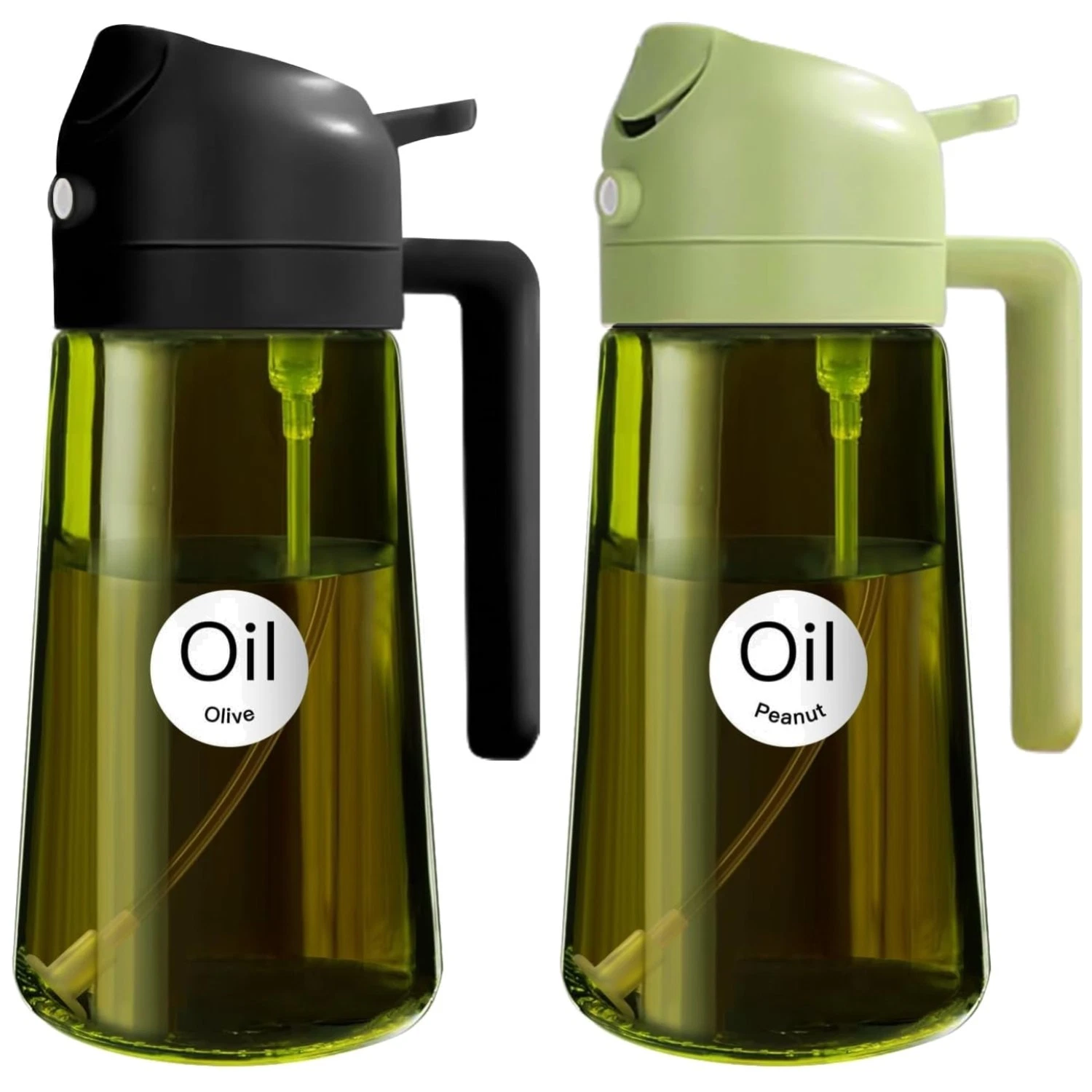 Dark Green Oil Sprayer Bottles for Grilling, Baking - 2 Pack
Opens in a new window or tab