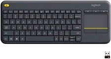 Logitech K400 Plus Wireless Keyboard with Touchpad for PC TV Laptop Tablet