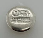 5 oz Cast-Poured .999 Fine Silver Round - 9Fine Mint