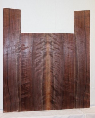 Figured Quarter Sawn Black Walnut Acoustic Back and Side Set. Dreadnought Size