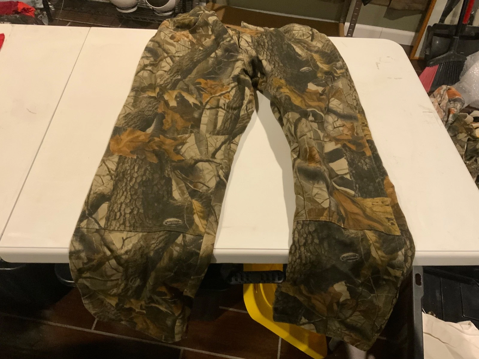 Mossy Oak Break-Up Infinity Camo Pants Mens 36x38 Cotton Hunting fishing Green