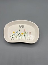 Rae Dunn Soap Dish  Floral Trinkets Garden Cottagecore
