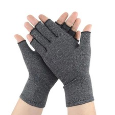 1 Pair Fingerless Compression Gloves Arthritis Pain Relief Therapy Support S/M/L