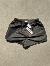 NWT Authentic ESSENTIALS Fear Of God Men  s Shorts Size Medium Off Black Color