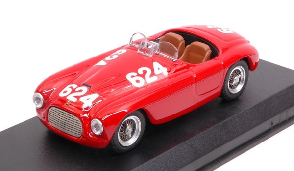 Art Model 1/43 Ferrari 166 Mm Winner Mille Miglia 1949 Statisches Diecast Modell-image