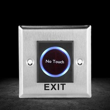 Infrared Contactless No Touch Door Exit Button With Backlight For