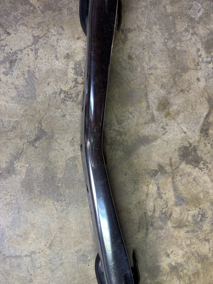 CD Mercedes Benz W123 EURO cromado para-choque dianteiro acabamento de tira de impacto 300D 240D 300TD - Imagem 3 de 4