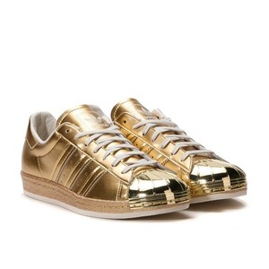 adidas superstar gold metal