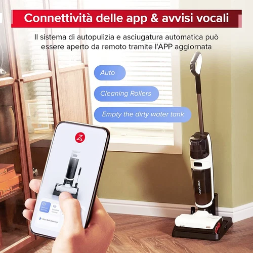 Roborock Dyad Pro Aspirapolvere Senza Fili Wet Dry, Autoasciugante,17000pa - Foto 8 di 10
