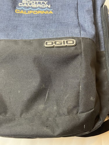 Scotty Cameron 2016 Ogio Golf Backpack Black, Blue 15" Wide, 18" Height RARE - Picture 6 of 6