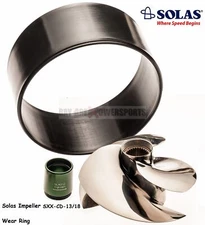Solas Sea Doo 300 HP Impeller & Wear Ring 13/18 RXPX RXTX GTX Ltd. 2016-2023