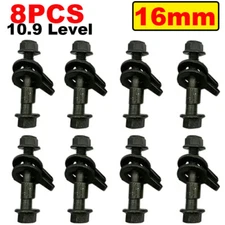 8x 16mm 10.9 Front Wheels Cam Bolts Adjustable Camber Correction Alignment Kit