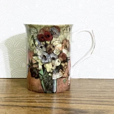 Van Gogh Coffee Cup Mug Stechcol Gracie Bone China 10 oz Artist Series Flowers