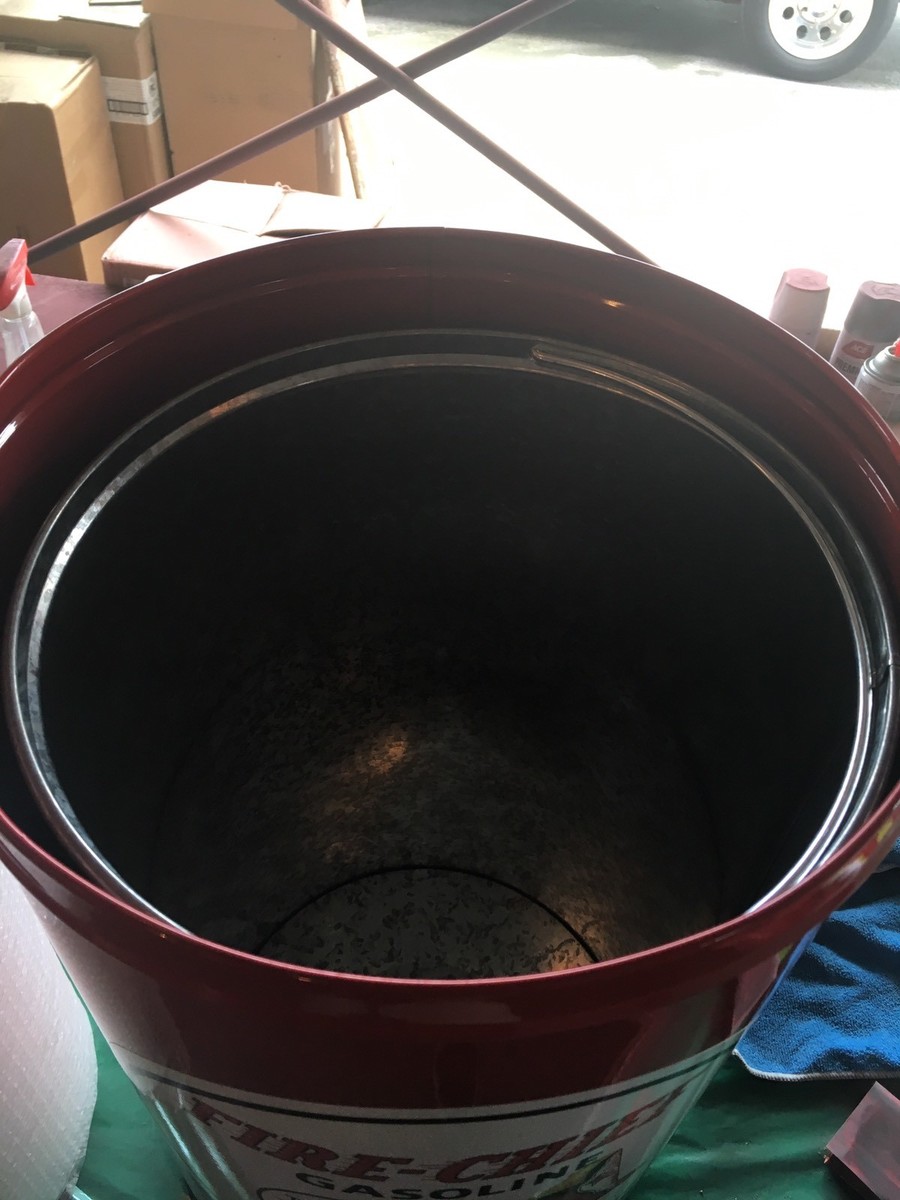 Texaco Fire Chief Trash Can SS Top Very Nice 29