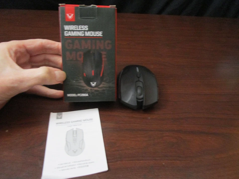 PC280 Gaming Mouse - Wireless RGB Backlight, 6 Programmable Buttons, 10000 DPI, - Image 2 of 4