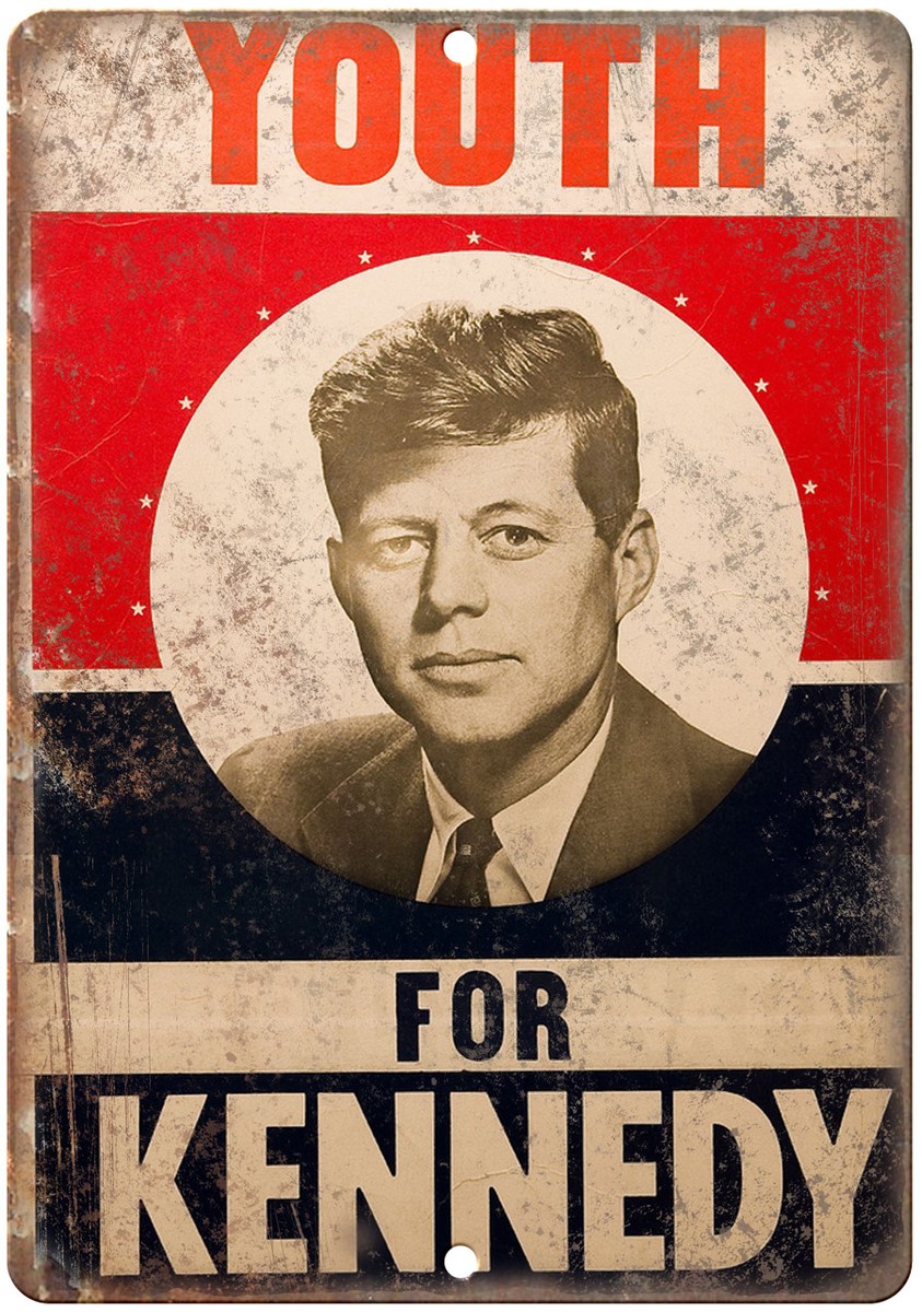 JFK Youth For Kennedy Political Poster 12