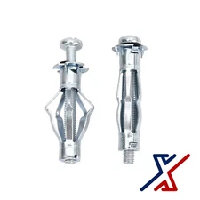 3/16" x 2-3/8" Removable-Screw Anchors (Molly Bolt) by X1 Tools (Volume Disc.)