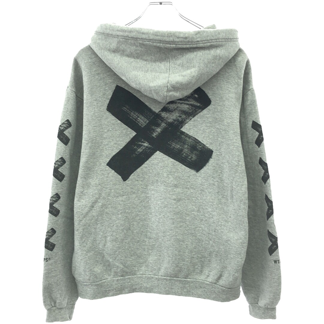 WTAPS DOUBLE TAPS 20AW MMXX SCREEN SWEAT HOODIE PULLOVER GRAY 02 