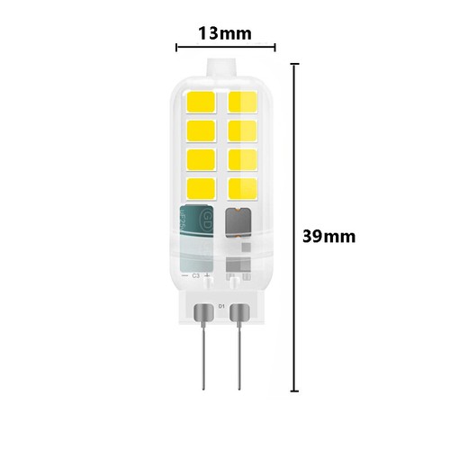 3w G4 Led Light Bulb 3000k 4000k 6000k Bi-pin 12v Mini Bulbs 2835smd Decorative - Picture 5 of 14