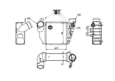 Ladeluftkühler für SEAT LEON TOLEDO II SKODA OCTAVIA I VW BORA GOLF IV