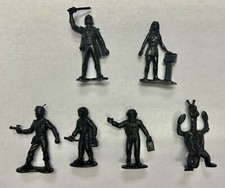 Tim Mee vtg 1970  s plastic toy figure space galaxy Lot Of 6