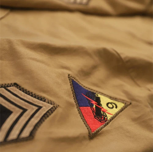 Vintage Herren Militär Fury Tank Jacke Army Bomber Flight Coats Freizeit Mantel - Picture 9 of 17
