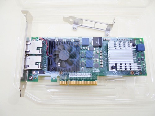 Dell / Intel Dual Port 10GbE 10Gb X520-T2 Ethernet PCI-E Network Adapter 0JM42W - Picture 3 of 4