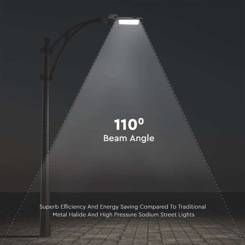 V-TAC VT-100ST armatura stradale led chip samsung lampione luce strada 100W 135l - Foto 3 di 4