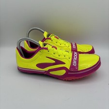 BROOKS Womens 8.5 B Sprint Spikes Track Shoes 11:38 PR Series 1201301B877 
