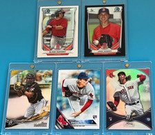 2014 BOWMAN CHROME - BLACK REFRACTOR - JAKE COSART (RC) #/75 + Reese McGuire RC+