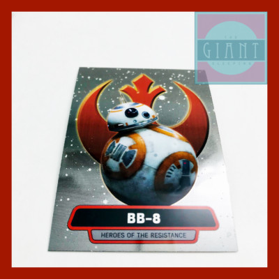 Topps 2016 Star Wars The Force Awakens Chrome Heroes BB-8 Episode 7 