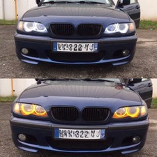 4x Cotton White Amber Light Led Angel Eye Halo Rings Drl For Bmw E36 E38 E39 E46 4x Cotton White Amber Light Led Angel Eye Halo Rings Drl For Bmw E36 E38 E39 E46