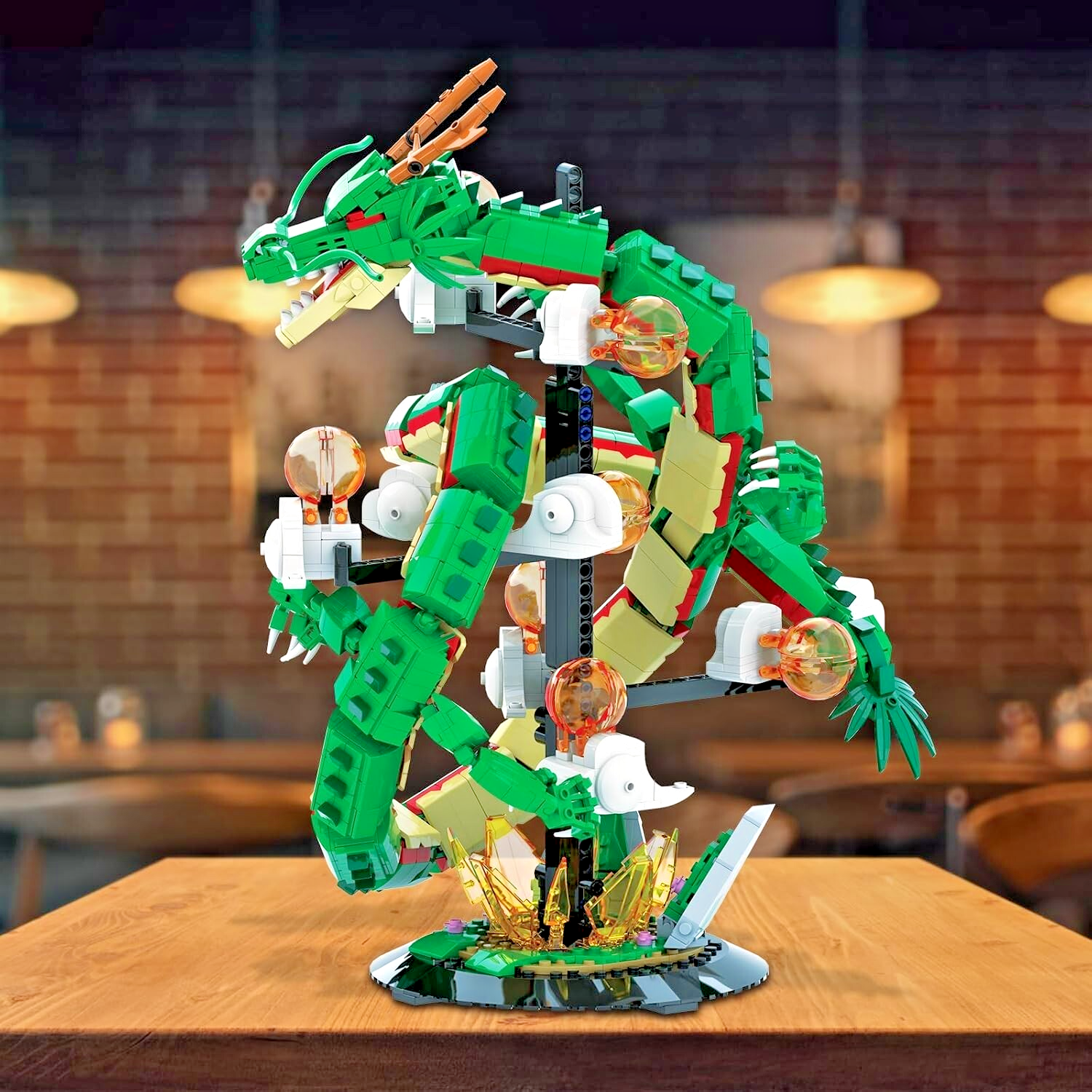 Dragon Ball Z Shenron Eternal Divine Dragon Building Blocks LEDBrick ...