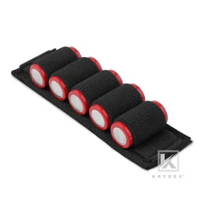 KRYDEX Shotgun Shell Holder 5Cells Chemlight Battery Cyalume Elastic Nylon Black