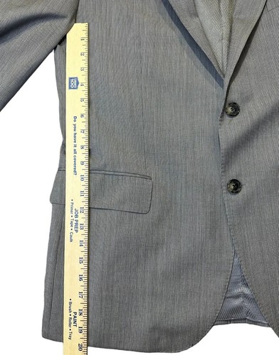 Hugo Boss Wool/Linen Men's Blazer Lanificio Tesse Biela 2 Button Sport Coat, 40R - Picture 10 of 13