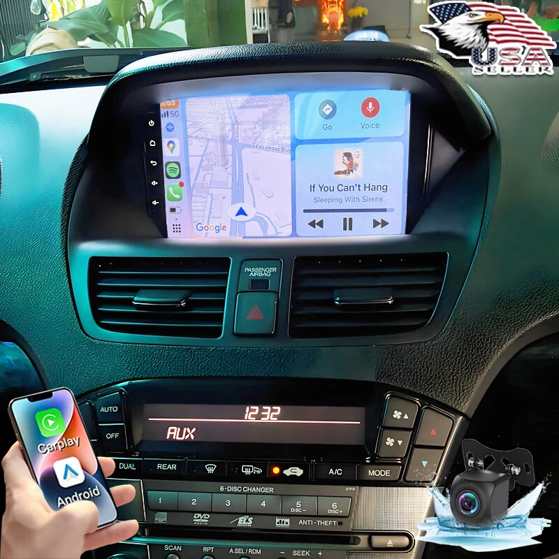 Radio de navegación para automóvil Acura MDX 2007-2013 WIFI CarPlay Android 2008 2009 2010 Foto 4 de 4