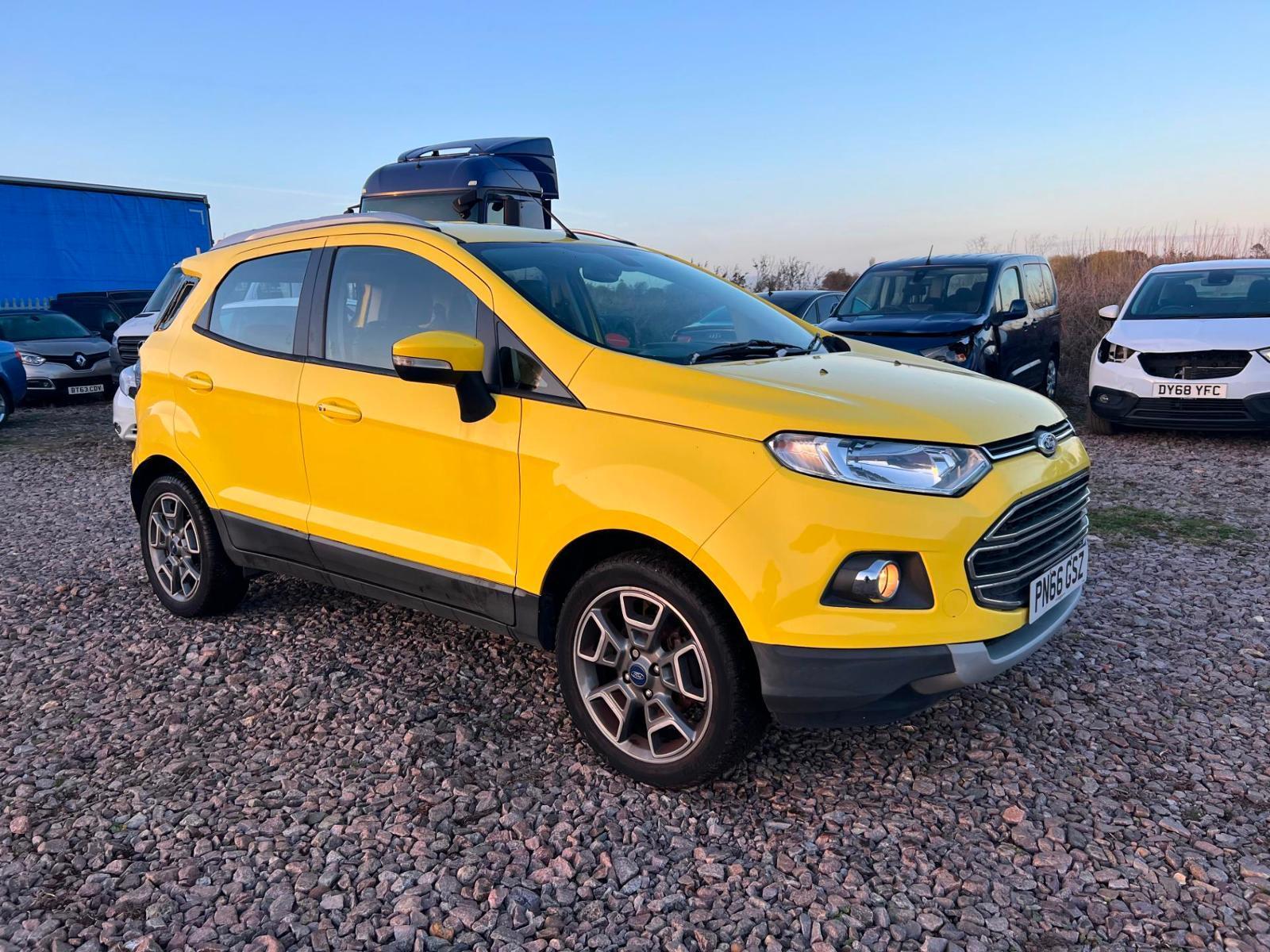 2016 FORD ECOSPORT TITANIUM YELLOW EURO 6 SALVAGE DAMAGED REPAIR SUV 2016-ford-ecosport-titanium-yellow-euro-6-salvage-damaged-repair-suv