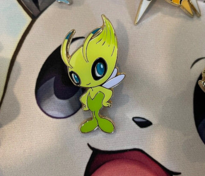 Pokemon TCG Enamel Celebi Collector's Pin! | eBay