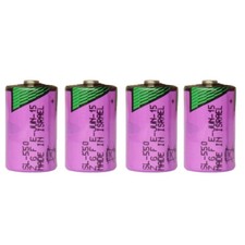4pcs for TADIRAN SL-550 LS14250 1/2AA 3.6V LI-ION BATTERY 1/2AA 1100mAh