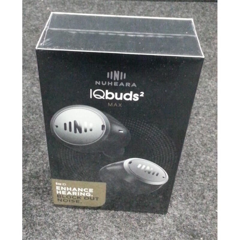 Nuheara NU318 Iqbuds2 Max With Ear ID Enhanced Hearing Barely for Nuheara NU318 Iqbuds2 Max With Ear ID Enhanced Hearing Barely for