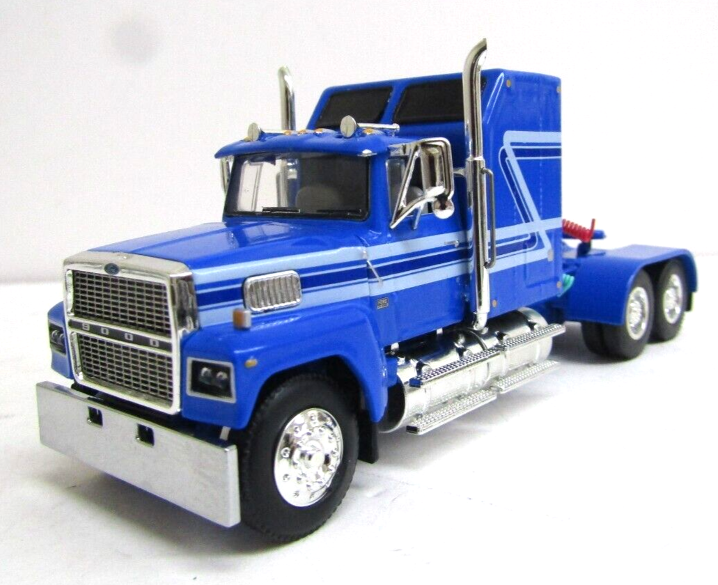 DCP blue Ford LTL9000 sleeper tractor new no box 1/64 | eBay