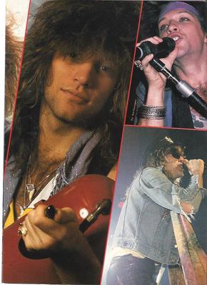 Jon BON JOVI 3 pics  magazine PHOTO / Pin Up / Poster 11x8''