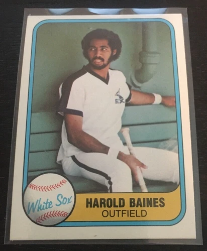1981 Fleer - Harold Baines - RC - #346 - Chicago White Sox - HOF
