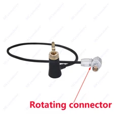 Locking 3.5mm to Upward 5pin Timecode Cable for ARRI ALEXA Mini LF SXT Zaxcom