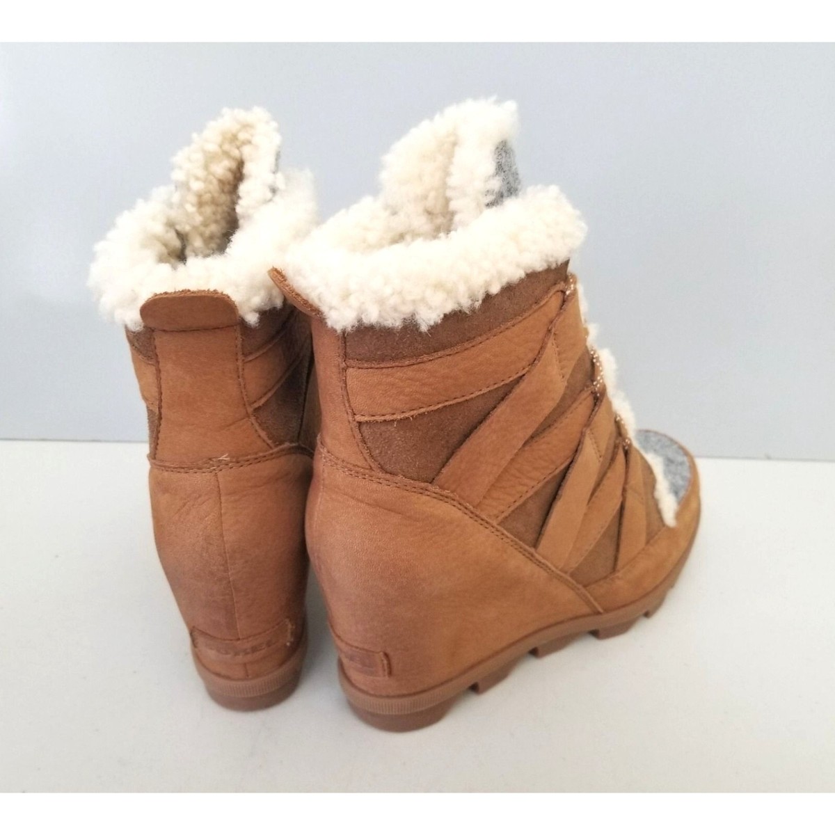 Winter Boots Joan Of Arctic Wedge Ii Genuine Shearling Bootie