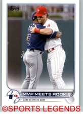 2022 Topps MLB #367 MVP Meets Rookie