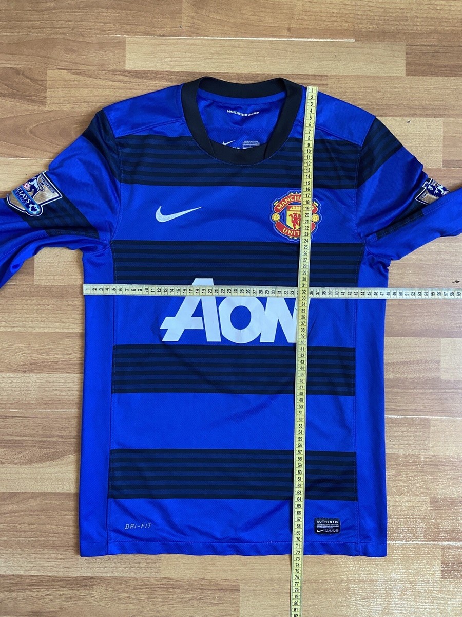 MANCHESTER UNITED 2011 2013 AWAY FOOTBALL SHIRT SOCCER JERSEY NIKE