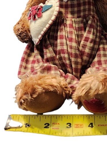 Oriental Trading Love Heart Teddy Bear 13” Stuffed Animal - Picture 18 of 19