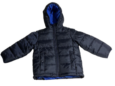 OshKosh B'Gosh Puffer Jacket Boys Windbreaker Hooded Full Zip Blake Size 5